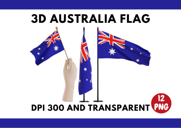 Download 3D Render Australia Flag - Australia flag Collection